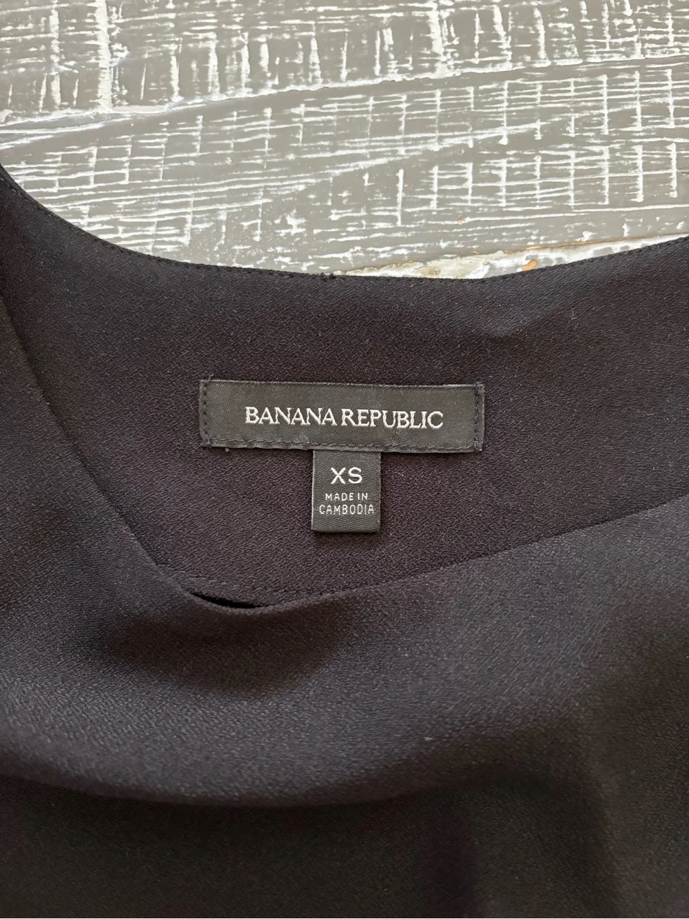 Banana Republic Black Elastic-Hem Dolman Sleeve Top